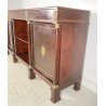 ANTICA CREDENZA IMPERO PRIMI 1900 LEGNO BRONZO DISPENSA ANTE CASSETTI SALOTTO
