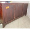 ANTICA CREDENZA IMPERO PRIMI 1900 LEGNO BRONZO DISPENSA ANTE CASSETTI SALOTTO