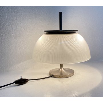 LAMPADA TAVOLO SERGIO MAZZA PER ARTEMIDE 1969 LAMP TABLE VETRO METALLO DESIGN