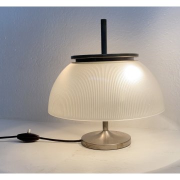 LAMPADA TAVOLO SERGIO MAZZA PER ARTEMIDE 1969 LAMP TABLE VETRO METALLO DESIGN