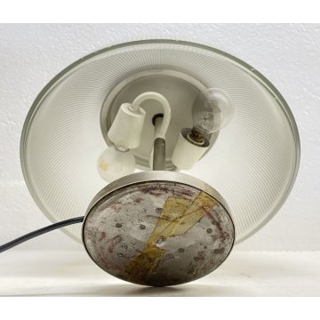 LAMPADA TAVOLO SERGIO MAZZA PER ARTEMIDE 1969 LAMP TABLE VETRO METALLO DESIGN
