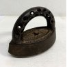 RARO ANTICO FERRO DA STIRO AMERICANO fine 1800 old iron GHISA firmato ENTERPRICE