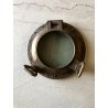 ANTICO OBLO' VINTAGE NAUTICO PIROSCAFO BRONZO ø 35 cm LUCE VETRO ø 20 cm