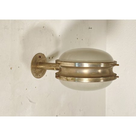 LAMPADA MURO APPLIQUE SERGIO MAZZA "SIGMA" ARTEMIDE 1965 VETRO METALLO DESIGN