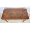 ANTICO TAVOLO PRANZO CONSOLLE ALLUNGABILE A LIBRO RETTANGOLARE LEGNO NOCE 1800
