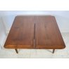 ANTICO TAVOLO PRANZO CONSOLLE ALLUNGABILE A LIBRO RETTANGOLARE LEGNO NOCE 1800
