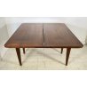 ANTICO TAVOLO PRANZO CONSOLLE ALLUNGABILE A LIBRO RETTANGOLARE LEGNO NOCE 1800