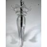 LAMPADARIO VETRO MURANO CLASSICO ATTR. BAROVIER VINTAGE CHANDELIER GLASS '900