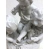GRUPPO SCULTOREO PORCELLANA Capodimonte 8833 FIGURE CHERUBINI AMORINI PUTTI '900