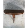 ANTICA COPPIA CONSOLLE A MURO SOSPESA COMODINO MENSOLA LEGNO ROVERE ANNI '50 MCM