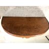 ANTICA COPPIA CONSOLLE A MURO SOSPESA COMODINO MENSOLA LEGNO ROVERE ANNI '50 MCM