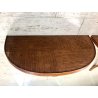 ANTICA COPPIA CONSOLLE A MURO SOSPESA COMODINO MENSOLA LEGNO ROVERE ANNI '50 MCM