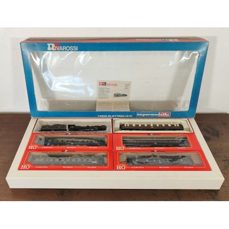 Rivarossi 1337 LOCOMOTIVA scala H0 PACIFIC CHAPELON convoglio 6 pz TRENINO luci