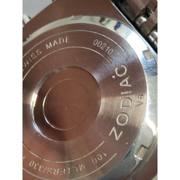 Raro ZODIAC 1882 V8 Shelby ZO2116 Chronograph VINTAGE WRIST WATCH orologio uomo