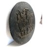ANTICO MEDAGLIONE COMMEMORATIVO BRONZO BASSORILIEVO REGIONE MILITARE NORD-OVEST