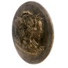ANTICO MEDAGLIONE COMMEMORATIVO BRONZO BASSORILIEVO REGIONE MILITARE NORD-OVEST