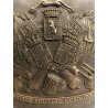 ANTICO MEDAGLIONE COMMEMORATIVO BRONZO BASSORILIEVO REGIONE MILITARE NORD-OVEST