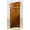 ANTICA CREDENZA CASSETTIERA RIBALTA DA UFFICIO LEGNO NOCE 800 ARCHIVIO DOCUMENTI