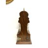 ANTICA CASSETTA LEGNO PORTA LIQUORI WHISKY COGNAC VODKA BOTTIGLIE CRISTALLO '900