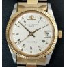 OROLOGIO POLSO LUSSO Baume & Mercier BAUMATIC 1187 vintage ACCIAIO ORO OLD WATCH