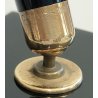 Omas 583 ANTICA PENNA STILOGRAFICA pistone STILOFORO VETRO NERO anni 50 NIB oro