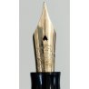 Omas 583 ANTICA PENNA STILOGRAFICA pistone STILOFORO VETRO NERO anni 50 NIB oro