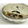 ANTICO OROLOGIO TASCA 8 jours TIPO Hebdomas ARGENTO OLD POCKET WATCH ø 48mm