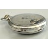 ANTICO OROLOGIO TASCA 8 jours TIPO Hebdomas ARGENTO OLD POCKET WATCH ø 48mm