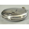 ANTICO OROLOGIO TASCA 8 jours TIPO Hebdomas ARGENTO OLD POCKET WATCH ø 48mm