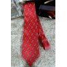 HERMES CRAVATTA di seta 478 HA vintage TIE MOTIVO LOGO H originale lungh. 136 cm