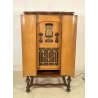 ANTICO MOBILE RADIO GIRADISCHI SUPER VEGA 9 FONOTRIONDA ANNI 30 LEGNO RADICA OLD