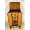 ANTICO MOBILE RADIO GIRADISCHI SUPER VEGA 9 FONOTRIONDA ANNI 30 LEGNO RADICA OLD