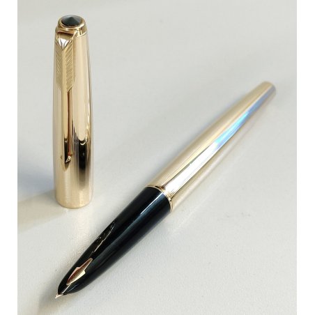 ANTICA PENNA STILOGRAFICA Parker 61 DORATA anni 50 OLD FOUNTAIN PEN capillarity