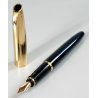 PENNA STILOGRAFICA Aurora Style E08 VINTAGE nero oro OLD FOUNTAIN PEN collezione