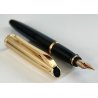 PENNA STILOGRAFICA Aurora Style E08 VINTAGE nero oro OLD FOUNTAIN PEN collezione