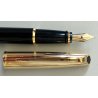 PENNA STILOGRAFICA Aurora Style E08 VINTAGE nero oro OLD FOUNTAIN PEN collezione