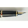 PENNA STILOGRAFICA Aurora Style E08 VINTAGE nero oro OLD FOUNTAIN PEN collezione