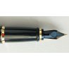 PENNA STILOGRAFICA Aurora Style E08 VINTAGE nero oro OLD FOUNTAIN PEN collezione