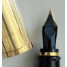 PENNA STILOGRAFICA Aurora Style E08 VINTAGE nero oro OLD FOUNTAIN PEN collezione