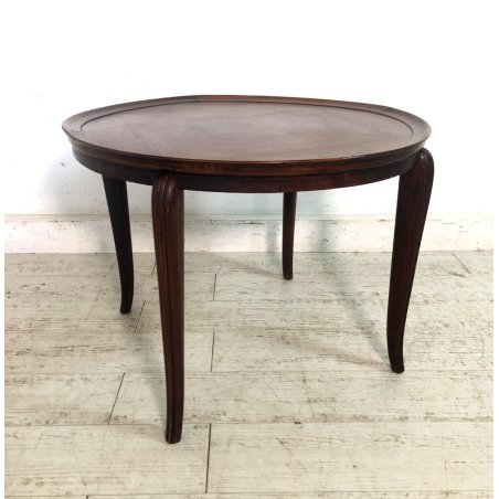 TAVOLO ROTONDO BASSO DA CENTRO VINTAGE ROUND SIDE TABLE DESIGN MIDCENTURY ITALIA