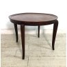 TAVOLO ROTONDO BASSO DA CENTRO VINTAGE ROUND SIDE TABLE DESIGN MIDCENTURY ITALIA