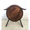 TAVOLO ROTONDO BASSO DA CENTRO VINTAGE ROUND SIDE TABLE DESIGN MIDCENTURY ITALIA
