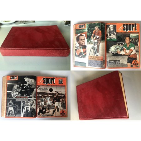 VOLUME RIVISTA SETTIMANALE SPORTIVO  "Lo Sport" RILEGATA 1953 ANNO II/III 1953