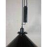 LAMPADARIO SOSPENSIONE SALISCENDI DESIGN HANG LAMP CONE PENDENT ø 45 cm ANNI '60