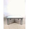 TAVOLO BASSO CROMATO SPECCHIO Sesann MOD. 621 DESIGN G. Frattini Cassina 1970