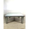 TAVOLO BASSO CROMATO SPECCHIO Sesann MOD. 621 DESIGN G. Frattini Cassina 1970