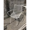 SET GIARDINO TAVOLO ROTONDO + 4 SEDIA  METALLO CHAISE ROUND TABLE CHAIR ANNI '50