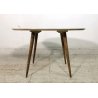 TAVOLO BASSO VINTAGE COFFEE TABLE TAVOLINO LEGNO FARFALLE DESIGN MIDCENTURY '50