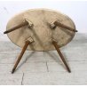 TAVOLO BASSO VINTAGE COFFEE TABLE TAVOLINO LEGNO FARFALLE DESIGN MIDCENTURY '50