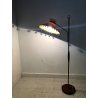 LAMPADA DA TERRA VINTAGE PIANTANA OTTONE PARALUME MIDCENTURY FLOOR LAMP
